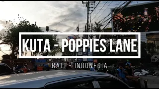 STUNNING BALI - 🇮🇩 - KUTA Indonesia - Poppies Lane 1 - Street Shopping Aera - TRAVEL VLOG