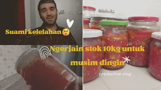 Cara Orang Turki Mengawetkan Bumbu Masak | Konserve Tomat