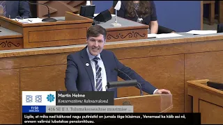 Martin Helme: kui te annate hääle koalitsiooni esindajale, siis kiidate heaks pensioni vähendamise