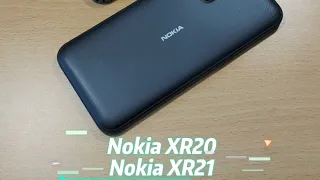 Nokia XR20 and XR21 design details comparison