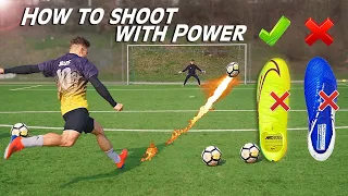 Vollspann Power Schusstechnik wie Hulk & Lewandowski | Tutorial