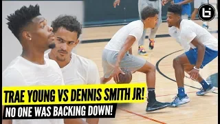 TRAE YOUNG VS DENNIS SMITH JR!! EPIC Open Run Turned Into Playground BATTLE!!