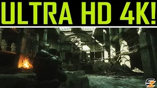 Gears of War Ultimate Edition PC Windows 10 Gameplay - First 10 Minutes in Ultra HD 4K!