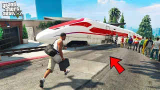 Franklin First BULLET TRAIN Experience in GTA 5! | Lovely Gaming