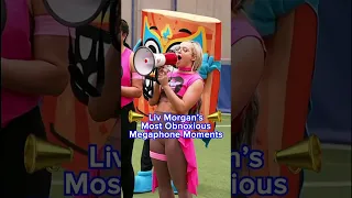 Liv Morgan on Megaphone 📣 The rest you know what will happen 😂😂😂 #livmorgan #wwe #smackdown #funny