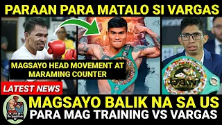 Mark Magsayo SINABIHAN ni Pacquiao Kung Paano MATATALO si Vargas | Magsayo Babalik na sa US