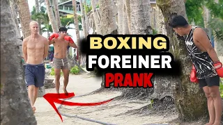 BOXING FOREIGNER STRANGERS "PUBLIC PRANK" | Siargao Island