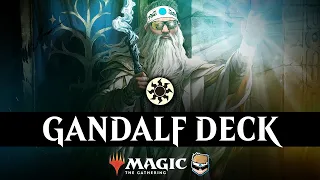 I built a toxic Gandalf deck | Lord of the Rings Historic Brawl Commander MTG Arena