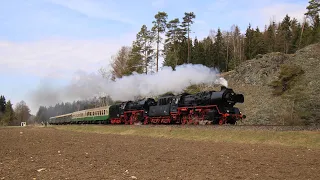 50 3648 & 35 1097 mit "Frühlings-Express" ums Erzgebirge am 18. März 2023 | Dampfsonderzug |