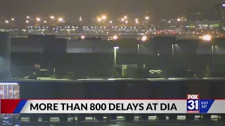 Over 1,000 flights impacted at DIA during snowstorm Saturday