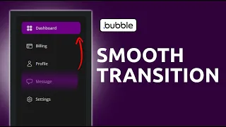 Smooth Nav Transition | bubble.io tutorials | buildlaunch.dev