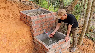 Log cabin life / Building a water filter tank ,ep 11