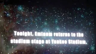 Eminem's Intro at Yankee Stadium Live Concert VERY HD 9/14/10