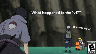 When Sasuke went blind VIOLATING Kakashi and Sakura just to get saved by Naruto | Naruto