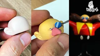 Create Classic Dr. Eggman with Sculpey Clay /Sonic Mania [ kiArt ]