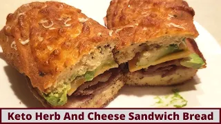 Quick And Simple Keto Coconut Flour Italian Herb And Cheese Sandwich Bread Nut Free And Gluten Free