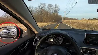 Mazda 3 hatchback POV  * თვალებს არ ვუჯერებდი*ტესტ დრაივი ამერიკულ გზებზე * თვალებს არ ვუჯერებდი*