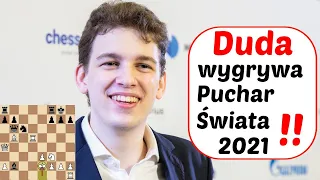 SZACHY 372# Jan-Krzysztof Duda wygrywa Puchar Świata w szachach Soczi 2021, analiza FINAŁOWEJ partii