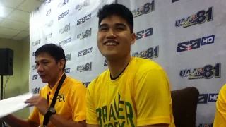 UAAP Season 81 Post-Match Press Conference: FEU vs Adamson (November 18, 2018)