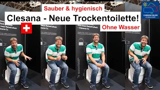 Neuheit | Trockentoilette Clesana C1 | Ohne Wasser | Sauber & hygienisch | Besser als Chemie?