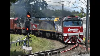 Trains at Sydney's inner west part 2( Clyde, Flemington and Homebush)