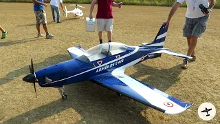 HUGE 1:4 RC TURBINE POWERED PILATUS PC-21 SCALE FLIGHT