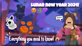 EVERYTHING YOU NEED TO KNOW ABOUT THE LUNAR NEW YEAR UPDATE 2024!💜✨ - Adopt Me - SandyCrush