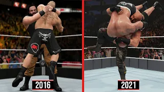 Braun Strowman Evolution in WWE Games!