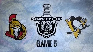 Penguins blank Senators in Game 5 for 3-2 series lead