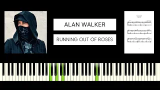 Alan Walker x Jamie Miller - Running Out Of Roses (BEST PIANO TUTORIAL & COVER)