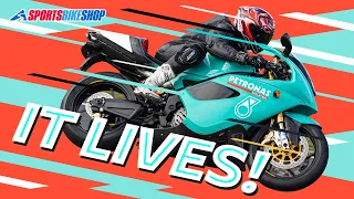 Eek! We’re gonna ride our Foggy Petronas FP-1 - Sportsbikeshop