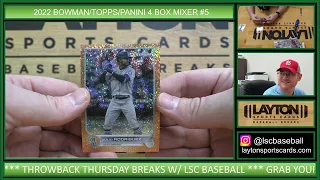 J-ROD /25! 2022 Bowman Sterling, Topps Museum, Chrome Jumbo & Panini Prizm Hobby 4 Box MLB Mixer #5