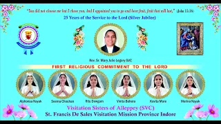 LIVE Silver Jubilee Celebration & First Religious Commitment of SVC Sisters | Atmadarshan Tv