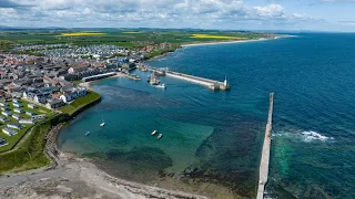 inner farne  and seahouses harbour by drone  May 15th 2023(4k)