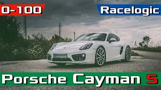 Разгон Porsche Cayman S (981) 0-100 + Launch / Мини обзор Порше Кайман 3.4