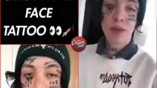 Lil Xan Gets New Face Tattoo After Manager Tells Him no More