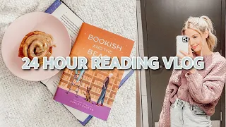 24 hour reading vlog ✨ | sweater weather readathon