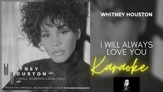 I Will Always Love You | Karaoke | Whitney Houston