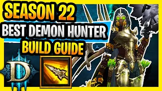 Diablo 3 Season 22 Best Demon Hunter Build Guide GOD DH Season 22 Gears of Dreadlands DemonHunter