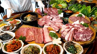 The Best Korean BBQ in Bangkok! / High Quality of Dry Aging Beef and Pork | Thailand