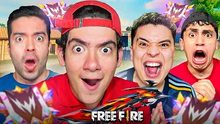 MIS AMIGOS VIENEN A MI CASA PARA LLEGAR A GRAN MAESTRO en FREE FIRE !! | TheDonato