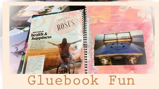 What I do with Magazine Images : Gluebook Process Video