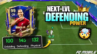 99 VAN DIJK Power Test 💪🥵 | REVIEW 🔥 | Fc mobile