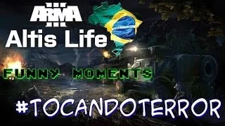 ARMA 3 ALTIS LIFE BRASIL - Polícia 24 Horas / #TocandoTerror (Funny Moments)