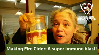 Making Fire Cider, a super immune blast!