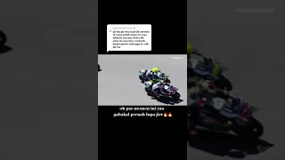 Motor Valentino Rossi jebol mesin MotoGP#shorts