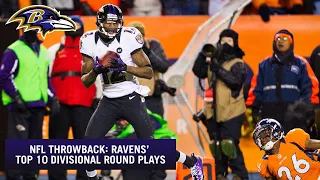 NFL Throwback:  Ravens' Top 10 Divisional Round Plays