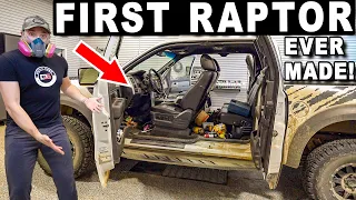 Cleaning A Super RARE Ford Raptor! | Disaster Truck Detail | First Clean in 13 Years!