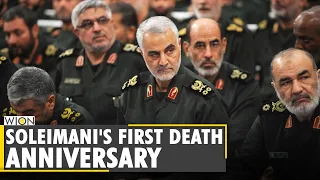 Demonstrations held across Iran & Iraq on Soleimani's first death anniversary| World News| WION News