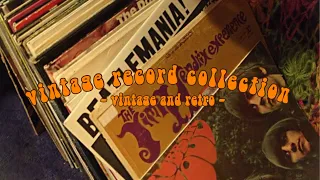 my vintage & retro record collection ✿